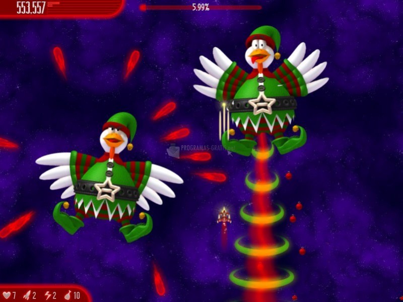 Pantallazo Chicken Invaders 4: Christmas Edition