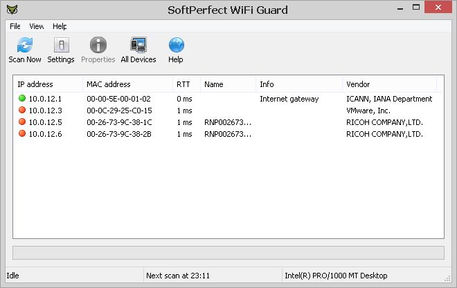 free instal SoftPerfect WiFi Guard 2.2.2