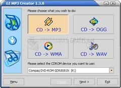 Pantallazo EZ MP3 Creator