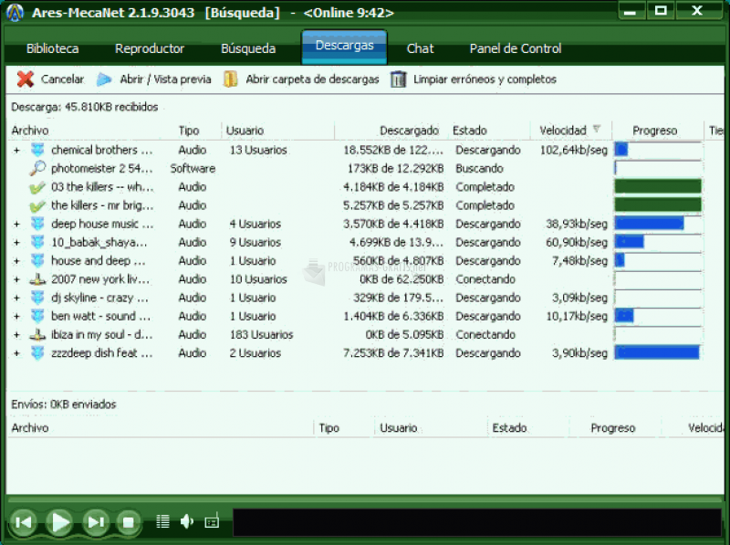 Descargar Ares Mecanet 2.4.0 Gratis Para Windows