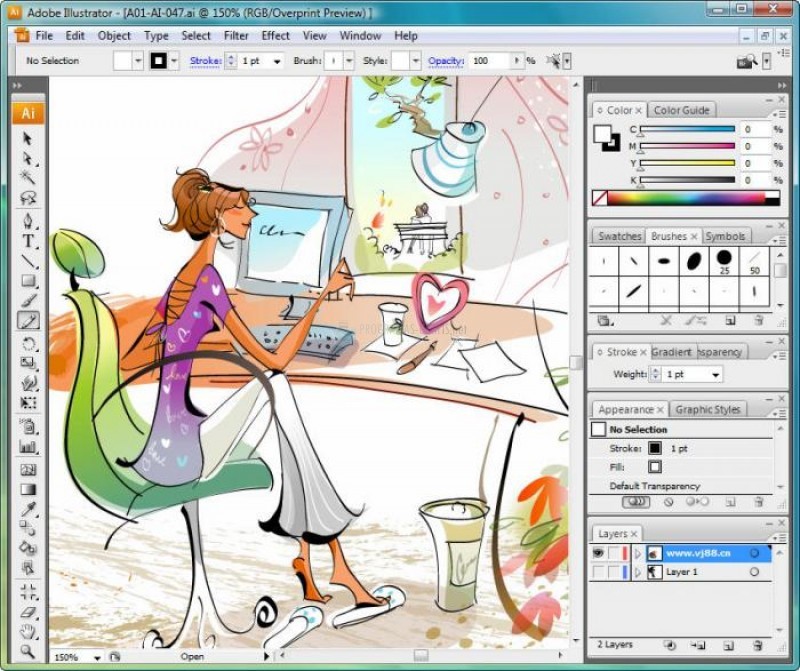 Adobe illustrator редактировать изображение