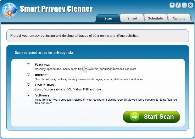 Pantallazo Smart Privacy Cleaner