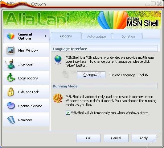 Pantallazo MSN Shell