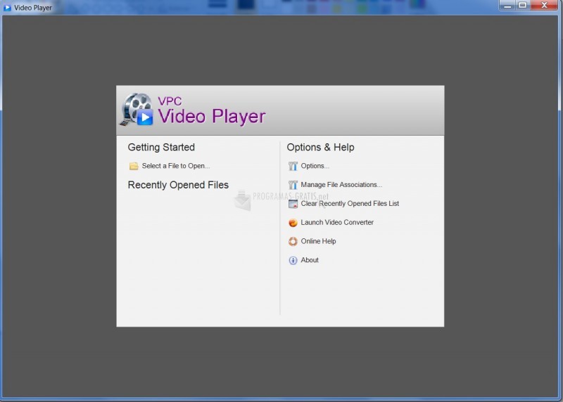 Pantallazo Video Player Converter
