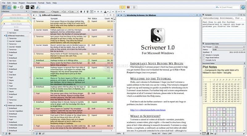 scrivener windows book pdf