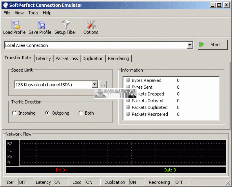 Pantallazo Connection Emulator