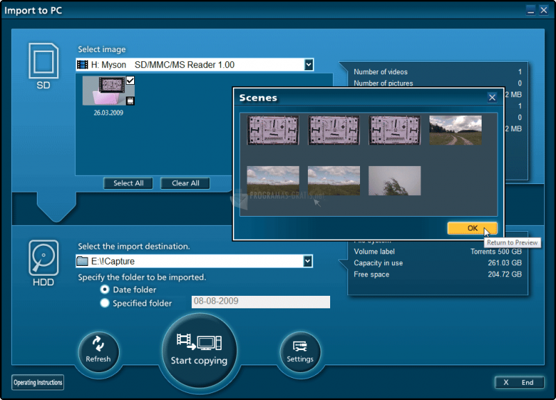 Pantallazo VideoCam Suite