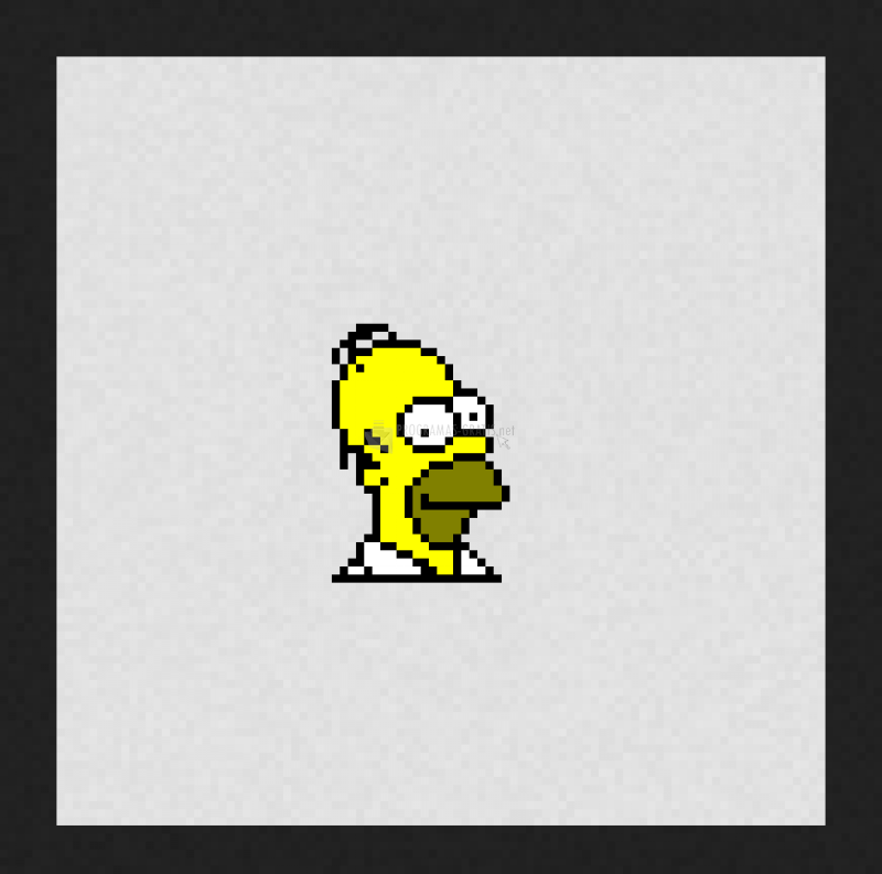 Pantallazo Cursor Homer Simpson