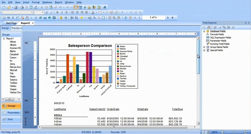 sap crystal report viewer for visual studio 2010 download