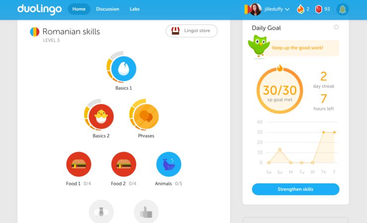 💿 Bajar Duolingo en español