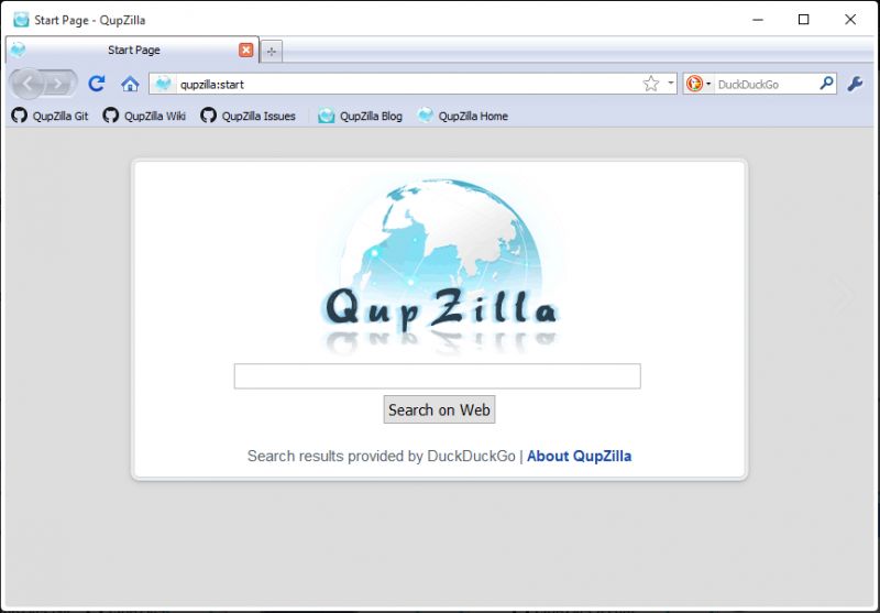 qupzilla 2.0 not work windows xp
