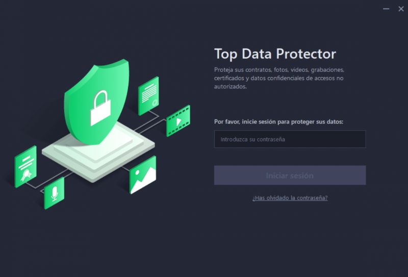 Pantallazo Top Data Protector