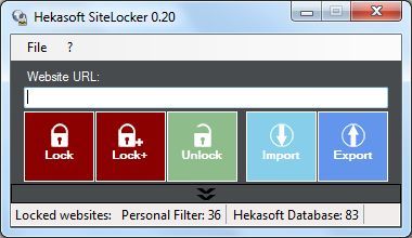 Pantallazo Hekasoft SiteLocker