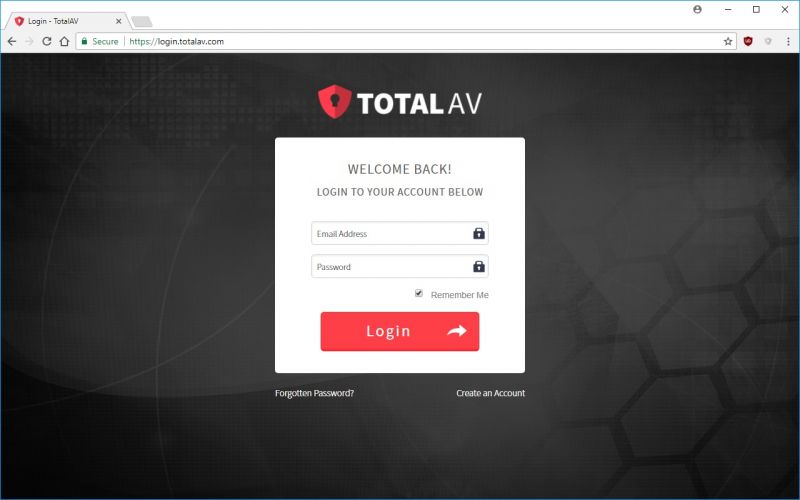 Pantallazo TotalAV Password VaultAssistant