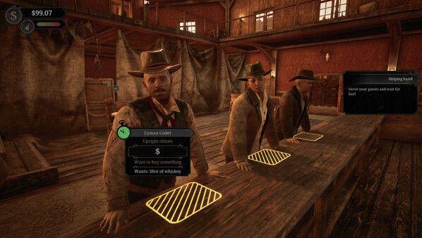 Pantallazo Saloon Simulator