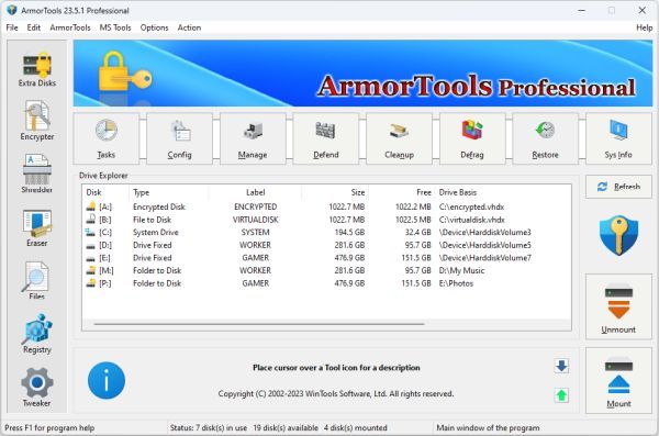 Pantallazo ArmorTools Pro