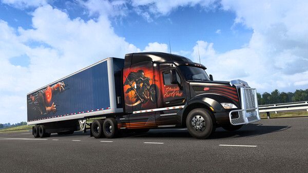 Pantallazo American Truck Simulator - Halloween Paint