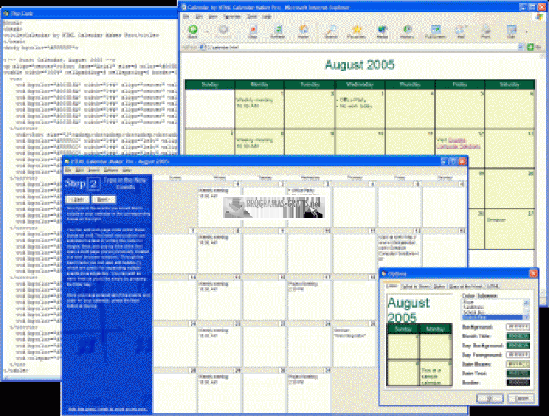 🌟 Bajar HTML Calendar Maker Pro 3.8.9 en español