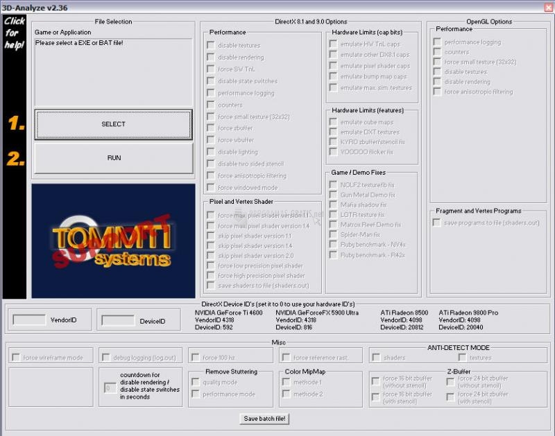 Vista Previa de 3d Analyze v2.36