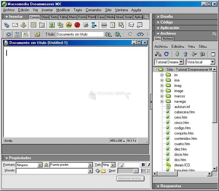 Macromedia dreamweaver вставить видео