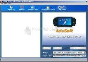 Pantallazo Flash to PSP Converter
