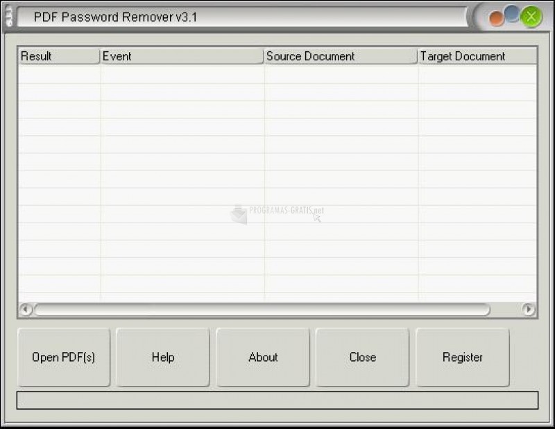 Pantallazo PDF Password Remover