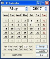 Pantallazo Webxpace Calendar