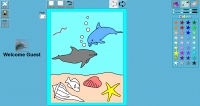 Captura Desktop Dolphin Coloring Book