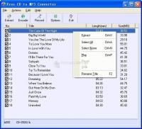 Pantallazo Free CD to MP3 Converter