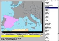 Pantallazo European Geography Tutor