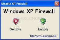 Pantallazo Disable Windows XP Firewall