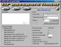 Pantallazo Zip Password Finder