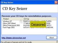 Pantallazo CD Key Seizer