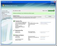 Screenshot Windows Live OneCare