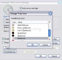 Screenshot Analogue Vista Clock