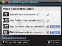 Pantalla SpeedBit Video Accelerator