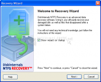 Pantallazo DiskInternals NTFS Recovery