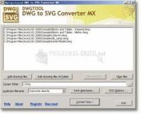 Pantallazo DWG to SVG Converter MX