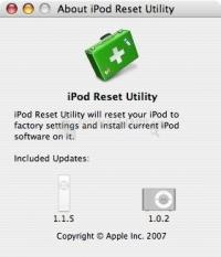 Pantallazo iPod Reset Utility