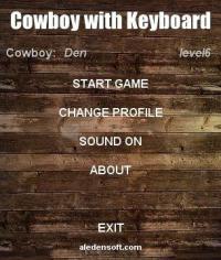 Fotografía Cowboy with Keyboard