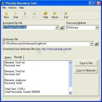 Foto PicoZip Recovery Tool