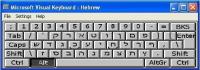 Pantallazo Microsoft Visual Keyboard