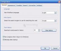 Captura de pantalla Lingoes Translator
