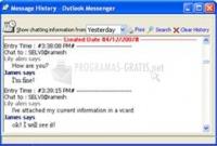 Screenshot Outlook Messenger