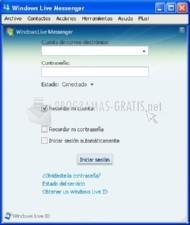 Pantallazo Windows Live Messenger Portable