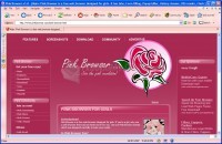 Pantallazo Pink Browser