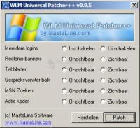 Pantallazo Windows Live Messenger Universal Patcher