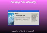 Screenshot SecRep File CleanUp