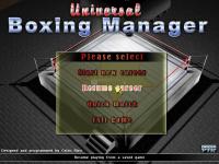 Screenshot Universal Boxing Manager