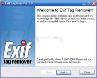 Pantallazo Exif Tag Remover